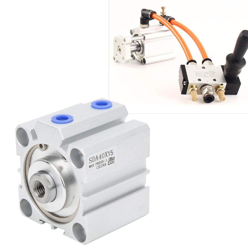SDA40 Thin Air Cylinder Aluminum Alloy Double Action Compact Micro