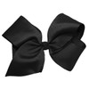 WD2U Girls Large 6" Grosgrain Knotted Hair Bow French Clip