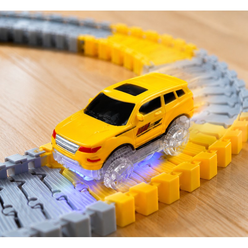 Flexible Electric Track Car Toy Set for Kids – Customizable