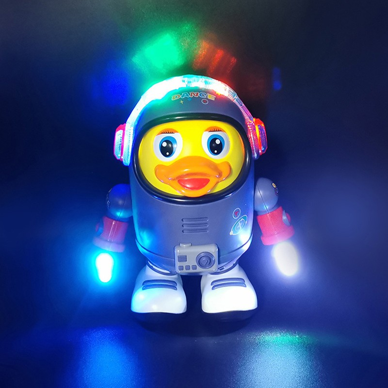 Dance Duck Toy Electric Dancing Singing with Music Light Plastic