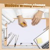 Henoyso 11x17 Clipboard Wooden Lap Board with Low Profile Clip