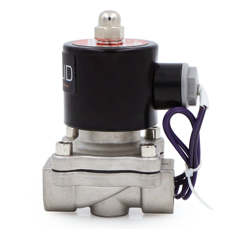 1/2" Stainless Steel Electric Solenoid Valve 12V DC G Thread