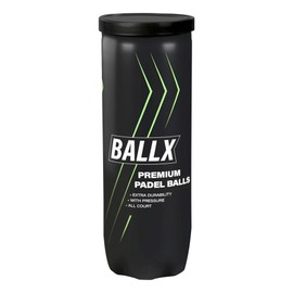 BallX Padel Ball XP4000 with Inner Print, Pack of 3 Paddle Ball with Felt Made of Quality Wool, Padel Tennis Ball, Padel Tennis Balls, Extra Durable, All-Round Padel Ball for All Surfaces