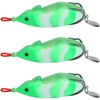 3Pcs Sequin Conversion Soft Artificial Simulation Snakehead Lure Bait Fishing