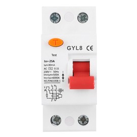 GYL8 2P RCCB Residual Current Circuit Breaker Electric Leakage Protection 230VAC (25A)