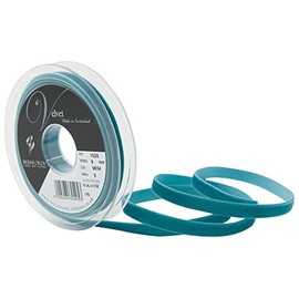 Berisfords - Velvet ribbon, Green (Petrol 9654), 9mm x 5 m