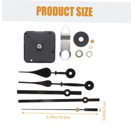 Tofficu 1Set DIY Wall Clock Movement Mechanism Replacement Clock Parts for Repair Crafting Compatible with Clock Designs Durable and for Unique