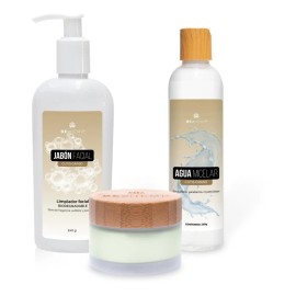 Kit Rutina Facial Para Cutis Graso, Jabn Crema Agua Micelar Momento de aplicacin DaNoche Tipo de piel Grasa                                           