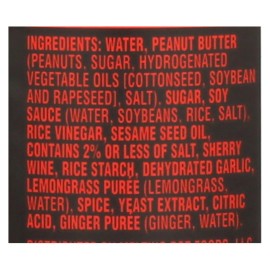 UD_House of Tsang Bangkok Organic Padang Peanut Sauce Kosher & Halal Certified Case of 6 11.5 oz Bulk Packaging