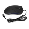 Wired Mouse Blue Backlit Type C Ergonomic Multimedia Keys Adjustable