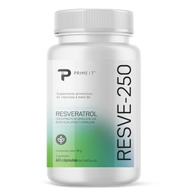 Primetech Nutrition Resveratrol Liposomado Resve-250, 60 Cáps                                                                                         