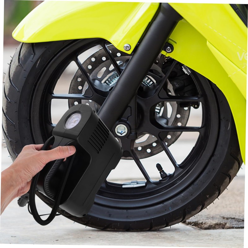 Alipis Portable Air Pump for Tires Lightweight Digital Inflator for