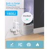 Surge Protector Outlet Extender with Rotating Plug, 9 AC Multi