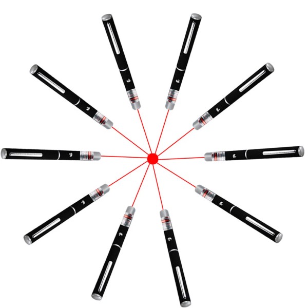Unbranded 10PCS 650nm 1MW Red Laser Pointer Pen Visible Beam