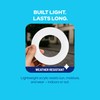 KastLite 3-Pack Custom Size White Goof Rings | Recessed Light
