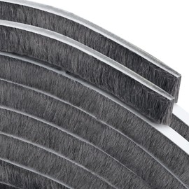 COUMENO 2Pack Weatherstripping Sealing Strip, Self Adhesive Door Window Weather Stripping,32.8FT Door Window Sealing for Weatherproofing Grey