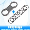 2 Pcs Key Chain Quick Release Car Key Chain Heavy
