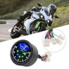 Motorcycle Speedometer, Motorcycle Digital Speedometer Multifunctional Display Waterproof Vibration-Free Digital