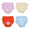 4Pcs Anti Leakage Baby Cartoon Training Pants 4 Layers Waterproof