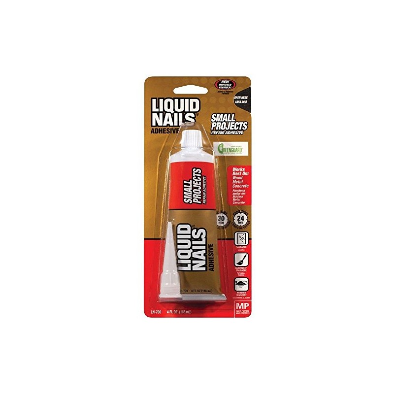 Liquid Nails LN-700 4-Ounce Small Projects and Repairs Adhesive (3)