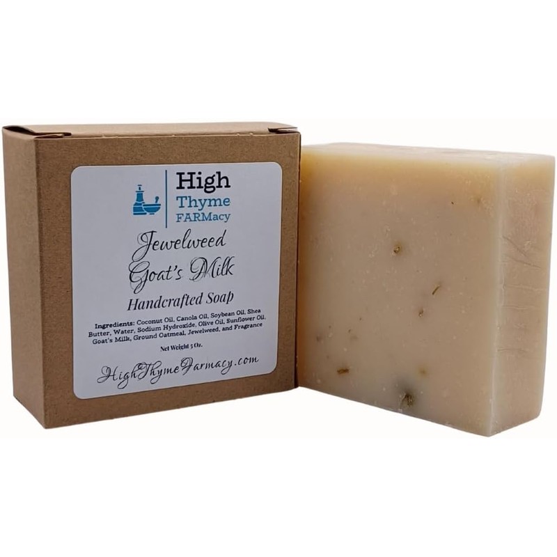Jabón de leche de cabra y avena Jewelweed - Barra