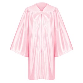 Erligo Shiny Preschool Kindergarten Graduation Cap Gown with Year Tassel Package for Kids (Pink, 30)