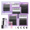 Kit De Extensiones De Pestañas De Paquete De Cuatro 1040pcs