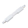 H Track Single Circuit 3-Wire Track Connector(Flexible Connector White)