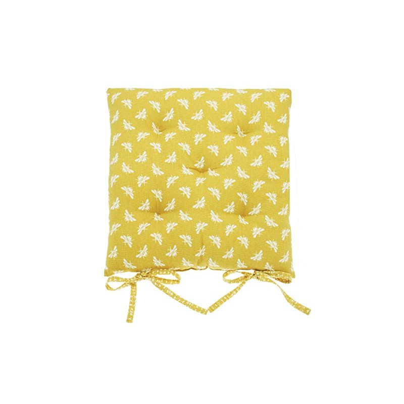 Walton & Co - Bumblebee Ochre 100% Cotton Seat Pad