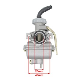 PZ20 Carburetor for 50Cc 70Cc 90Cc 110Cc 125Cc 4 Stroke Engine ATV UTVs CRF50F CRF80F XR50R with Air Fuel Filter