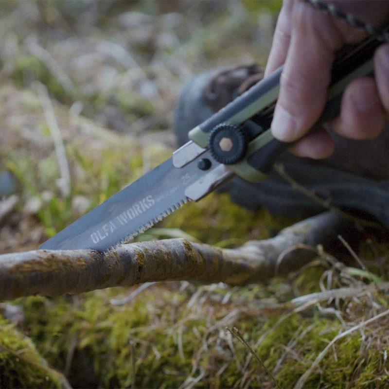 OLFA Works OW-FS1-OD Replacement Blade Field Saw FS1 Olive Drab