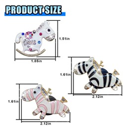 3PCS Bling Zebra Car Air Vent Clips, Crystal Rhinestone Car Diffuser Air Fresheners Vent Clip, Diamond Air Conditioning Outlet Clip Charm, Cute Car Interior Decoration (Black White/Pink White/White)