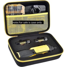 CASE DEWALT 8V MAX Cordless Screwdriver Kit Gyroscopic Storage Holder Mesh pocke