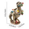 Garden Statue Dinosaur Eating Goblins Resin Art Sculpture for Outdoor