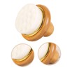 STOBAZA 2pcs Wooden Shower Scrubber Bath Brush Body Wash Brush