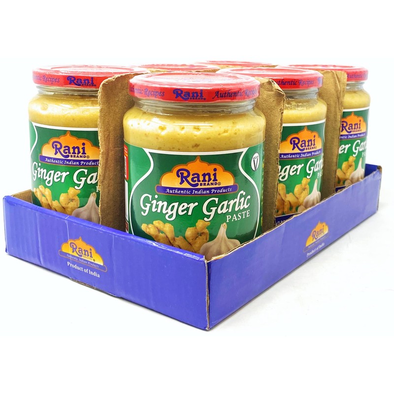 Rani Ginger Garlic Cooking Paste 26.5oz (750g) Glass Jar, Pack