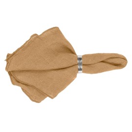 broste Copenhagen Gracie 71172179 Linen Napkin Indian Tan 45 cm x 45 cm