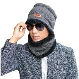 Song Ting Winter Beanie Hat Scarf Set Warm men & women. J8