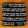 SayitBands Three (3) Psalm 23:4 Scripture Wristband Bracelets