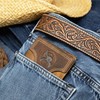 HOOEY Leather Men’s Western Rodeo Wallet (Canyon - Tan/Brown)
