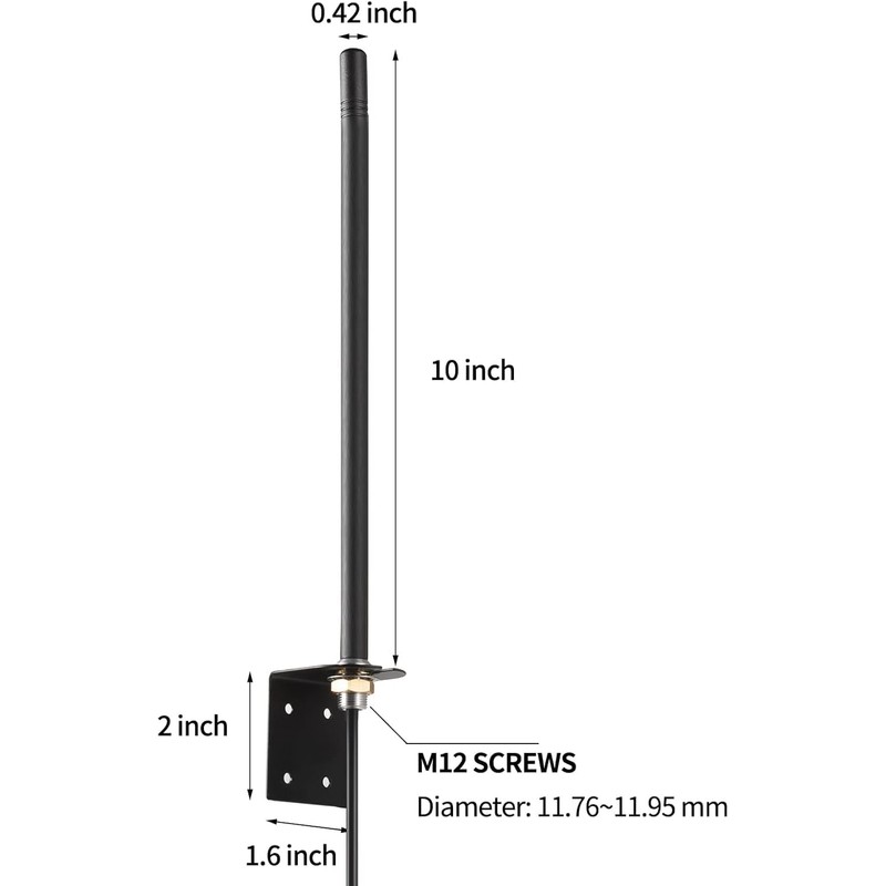 9dBi Long Range Dual Band 2.4GHz 5GHz/5.8GHz Outdoor WiFi Antenna