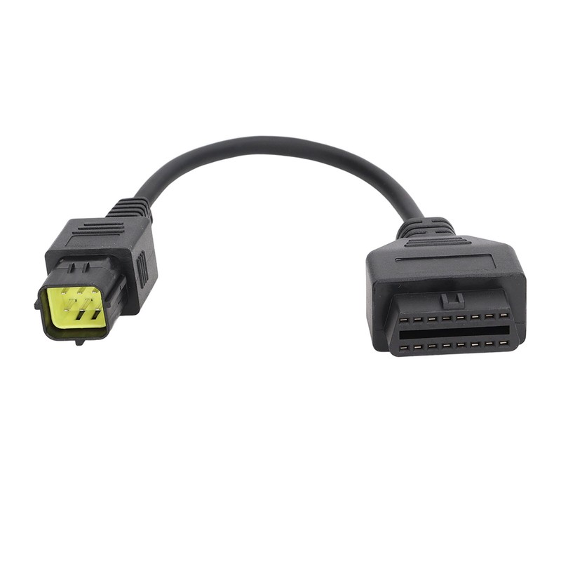 6 Pin OBD2 Scanner Cable Universal Motorcycle Diagnostic Adaptor Replacement