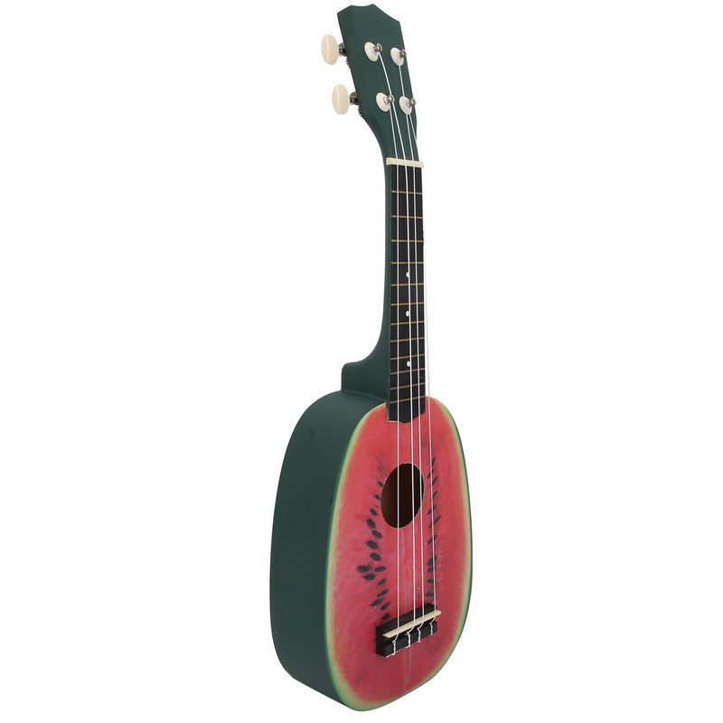 21in Ukulele with Carry Bag Tropical Fruit Pattern for Beginners