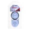 SAS Electrical 240V 10A 24-Hour Timer, White, 120 x 70