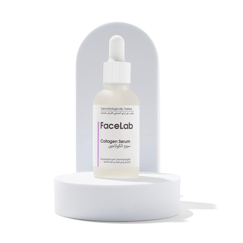 FaceLab Collagen Serum, Anti-Aging Formula, Reduces Wrinkles and Sagging, Moisturises