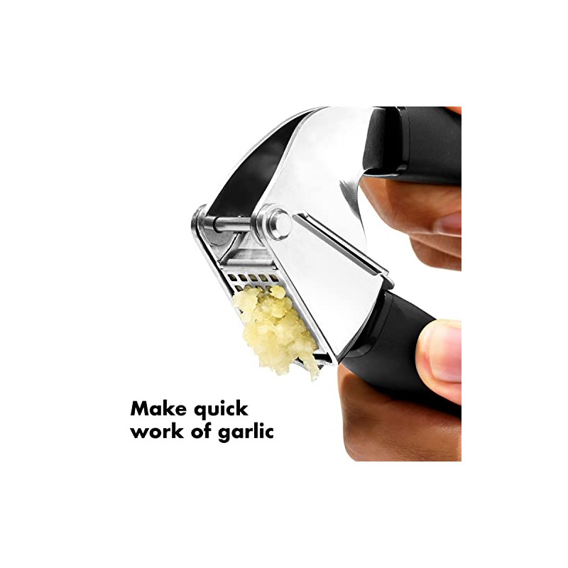 OXO Good Grips - Prensa de ajo de acero inoxidable
