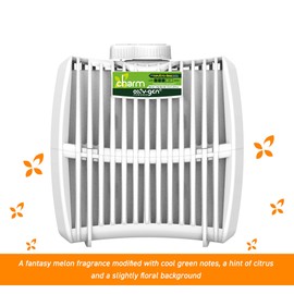 Oxygen-Pro - Charm, Cucumber Melon Medium Fragrance Cartridge For Oxy-Gen Powered Commercial and Residential Air Fresheners and Deodorizers (6)