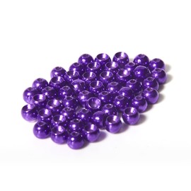 ANGLER DREAM 50 PCS Tungsten Beads Nymph Head Ball Fly Tying Beads Fly Tying Materials Six Colorful Colors 2.0MM-3.5MM