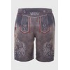 Krüger 094684-0-0007 Men's Costume Swimming Trunks Short Model Austria Knee-Length,