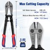 WORKPRO W017004A Bolt Cutter, Bi-Material Handle with Soft Rubber Grip,
